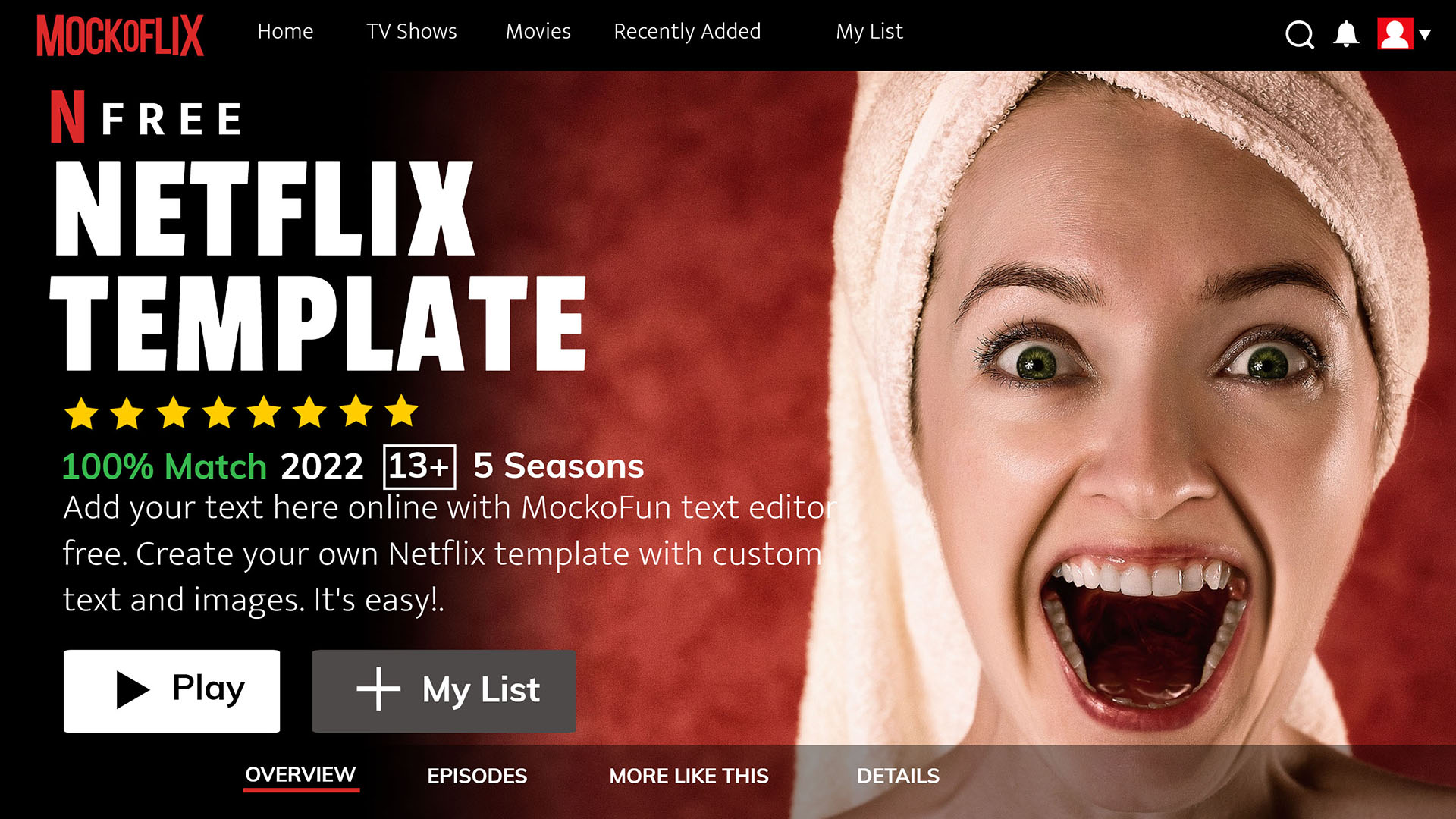 Netflix Home Screen <span class='searchHighlight'>Template</span> psd-dude.com Resources